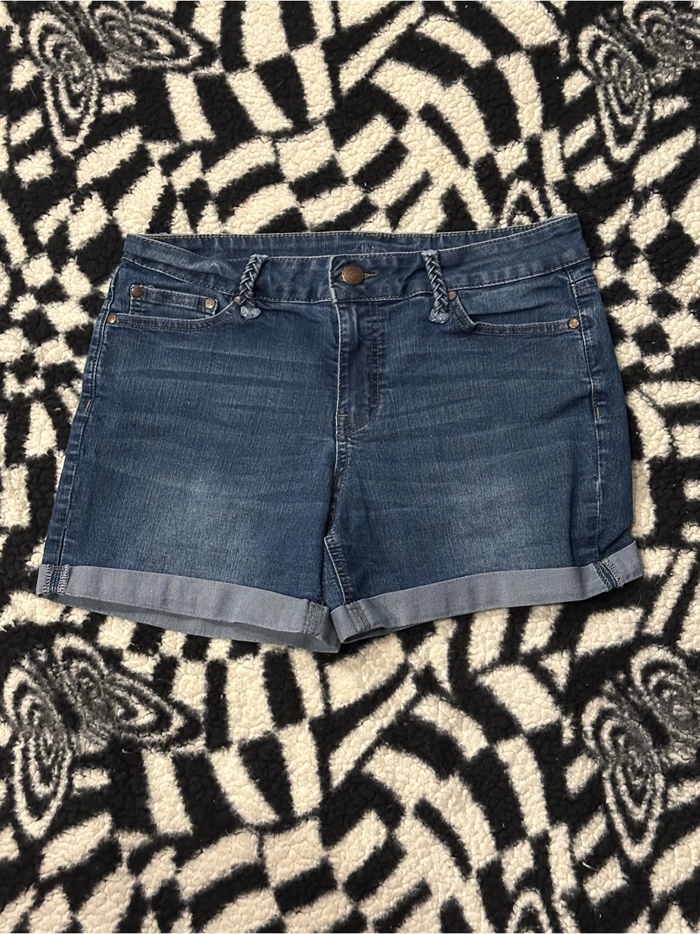 ND Blue Rolled-Hem Jean Shorts